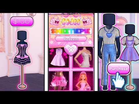 HOW TO GET THE RAREST CODE ITEM IN DRESS TO IMPRESS! REWORKED DRESS, VALENTINE'S PT. 2!  💞 | Roblox