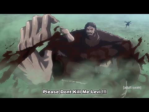 Beast Titan was Scared to See Levi's Power | Levi vs Beast Titan vs Armin vs Colossal Titan