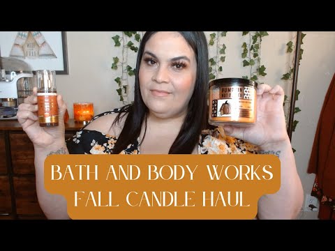 BATH AND BODY WORKS FALL CANDLE HAUL | FALL 2024