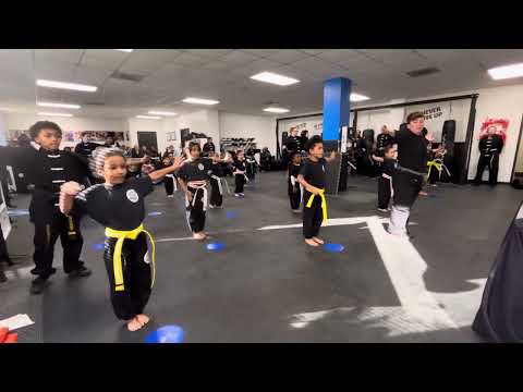 Little ninja kung fu warm ups