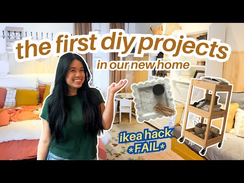 MAKING THE FIRST IKEA HACKS IN THE CHICAGO APARTMENT! (i failed this 😭)