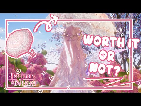 Is the Cloudborne Dreams parasol worth it? | 🎆 Showcase, Review 🫧 Firework Season ⭐️| Infinity Nikki