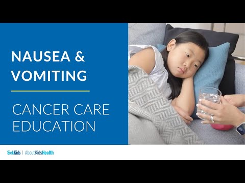 Nausea and vomiting | Cancer care education | AboutKidsHealth at The Hospital for Sick Children