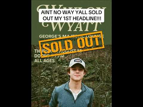 Aint no way.. There just aint no way.. Aint no way I sold out MY FIRST HEADLINE SHOW!!!!