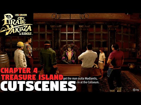 Like a Dragon Pirate Yakuza in Hawaii - Chapter 4 Treasure Island Cutscenes