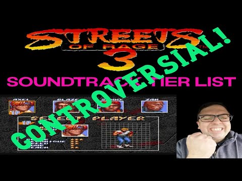 Streets of Rage 3 Soundtrack Tier List - I MUST BE MAD!