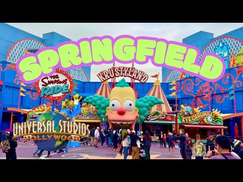 Visiting Springfield | Universal Studios Hollywood