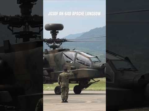 世界最強にして悲しい運命が待っている陸上自衛隊のAH-64D アパッチ・ロングボウ #shorts #自衛隊 #aviation #helicopter