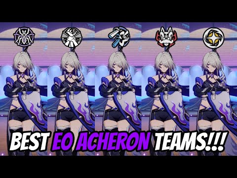 5 Variations of Best E0 Acheron Teams! 🥀| Honkai: Star Rail