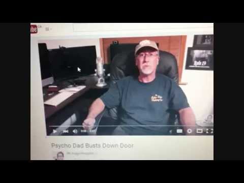 PSYCHO DAD BUSTS DOWN DOOR IS FAKE?