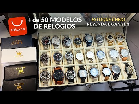 50 Modelos De Relógios Importados Do Aliexpress Para Revender E Ganhar dinheiro