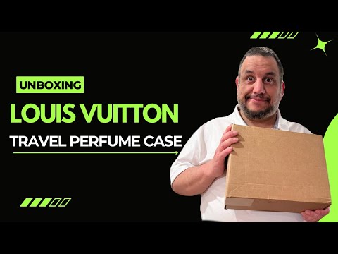 Unboxing Louis Vuitton Damoflage Perfume Travel Case #louisvuitton