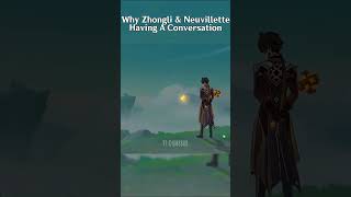 Why Zhongli & Neuvillette Having A Conversation 😅 #genshinimpact