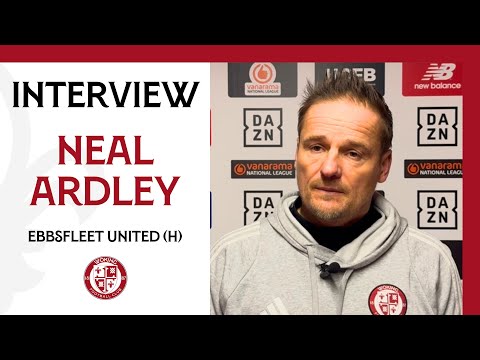 Woking 1-1 Ebbsfleet Utd | Neal Ardley Interview