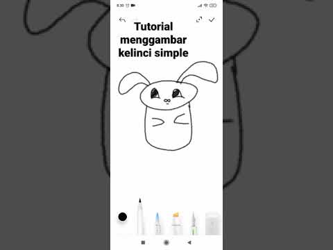 tutorial mengambar kelinci mudah sekali