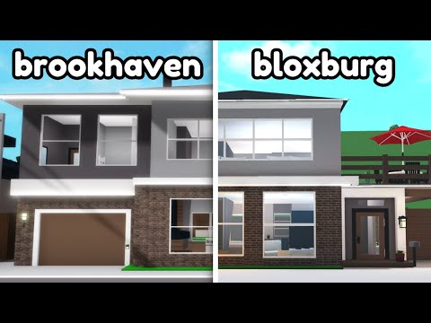 Recreating a BROOKHAVEN house in Bloxburg!