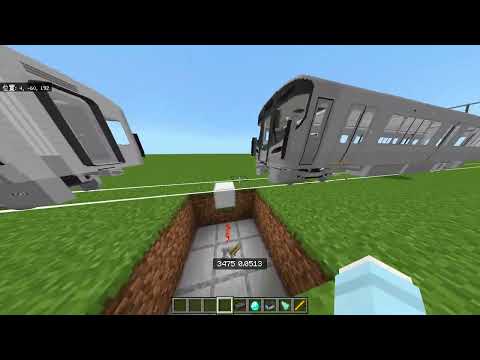 [Minecraft:BE] Train Addonのレール分岐と途中経過 Rail branch Dev