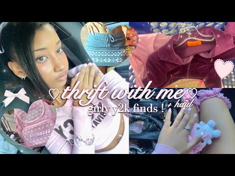 thrift with me ♡ girly & y2k finds!