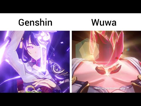 Genshin Booba Sword vs Wuwa Booba Flower 😭