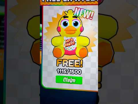 How to Claim New Toy Chica Buddy Free Limited UGC in Cameraman Race Simulator? #roblox #freelimiteds