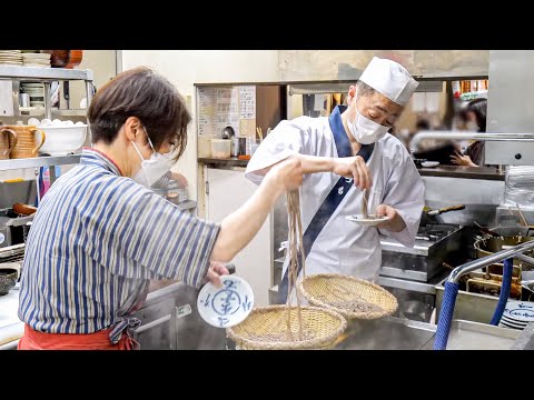 Amazing Artisan Japanese Soba Noodles and Tempura Restaurant 丨Japanese Street Food