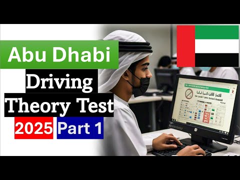 Abu Dhabi Driving License Theory Test 2025  Questions & Answers Part 1