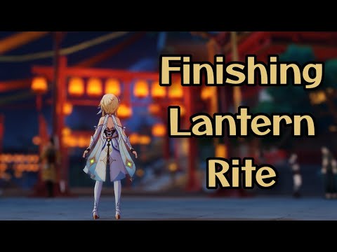 Finishing Lantern Rite 【一年ホニャス/Honyasu Hitotose】 #vtuber #genshinimpact #honyalive