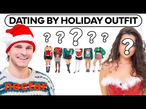 dating 5 girls by christmas outfits | vs 1