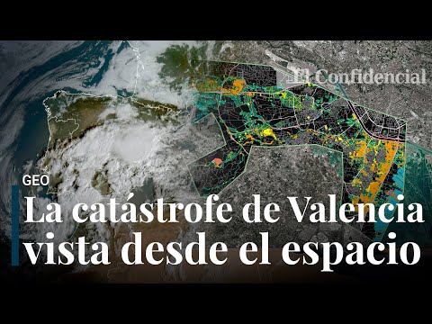 Todo lo que el barro cubrió en Valencia tras la DANA: vista satélite de los efectos de la catástrofe