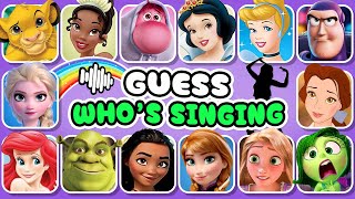 Guess 52 Disney Songs 🎙️🌈🎶 Guess Who's Singing | Inside Out 2, Encanto, Moana, Elsa, Rapunzel, Ariel