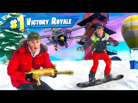 REAL LIFE FORTNITE CHALLENGE vs MY BRO