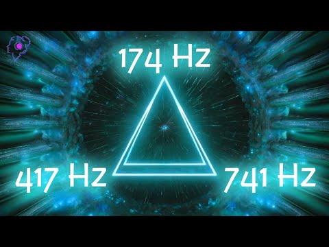 174HZ + 417HZ + 741HZ TRIPLE SOLFEO FREQUENCY HEALING SACRAL AND THROAT CHAKRA