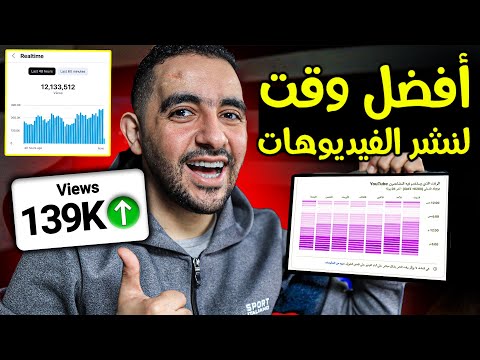 لو مشاهداتك قليلة⛔ جرب التوقيت ده وشوف الفرق⏰🚀افضل وقت لنشر الفيديوهات على اليوتيوب في 2025🔴