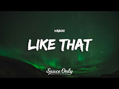 Vaboh - Like That (Lyrics)