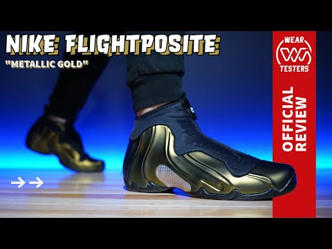 Nike Flightposite Metallic Gold 2024