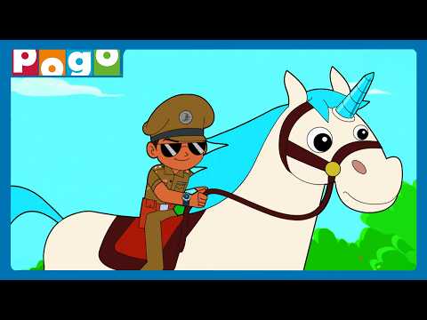 Little Singham 🦁| Ek Cop Jo Hai Sab Pe Bhari! | Best Cartoon 🥳 | Panja Attack 👋| @PogoChannel