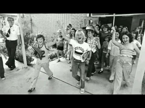 Last day of school in 1977