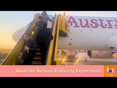 Austrian Airlines Economy Experience | London Heathrow to Vienna International Airport | Here We Go