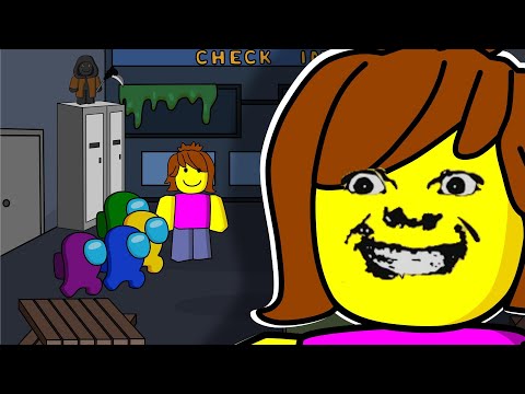 AMONG US vs. WEIRD STRICT DAD ROBLOX CHAPTER 4 || kiwis ANIMATION