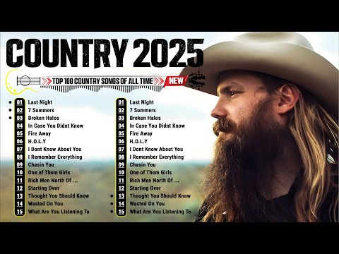 Country Songs 2025 - Chris Stapleton, Kane Brown, Morgan Wallen, Luke Combs, Thomas Rhett,Luke Bryan