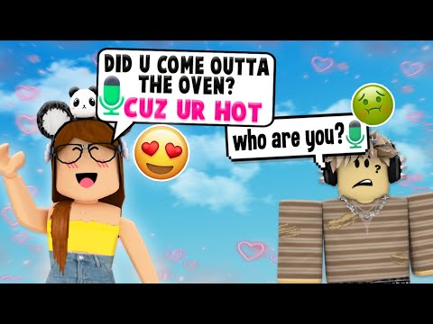 Using Funny PICKUP LINES on Roblox BUT... 😭