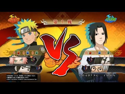 うずまきナルトVSうちはサスケ NARUTO-ナルト-疾風伝 ナルティメットストーム2（S RANK）