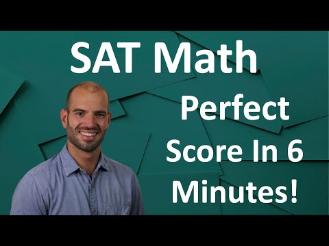 Completing The Entire SAT No Calculator Math Section in 6 Minutes!