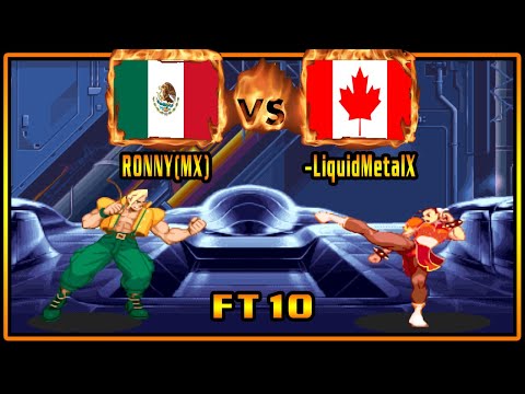 X-Men VS Street Fighter - RONNY(MX) (MEX) VS (CAN) -LiquidMetalX [xmvsf] [Fightcade] [FT10]