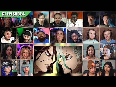 [Full Episode] Dr. Stone Season 1 Episode 4 Reaction Mashup | ドクターストーン