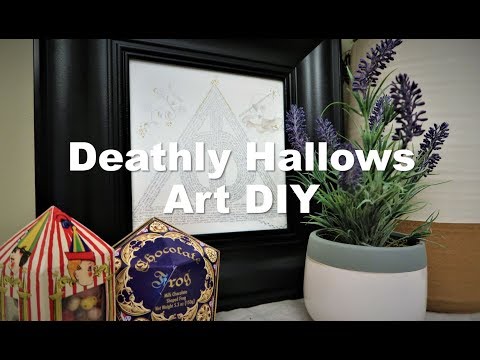 Deathly Hallows - DIY Art!