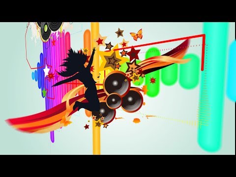 Colorful Music Equalizer Background Free Video Footage Animation Backdrop Loop