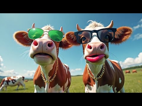 FUNNY COW DANCE 🤣🐮| COW SONG _ COW VIDEOS | DANCING COW | ANIMAL SOUND