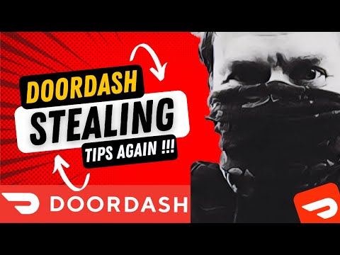 DOORDASH stealing driver tips again