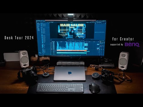 【シンプルだけど本格派】写真と映像に本気で向き合うためのデスクツアー |  BenQ PD3225U